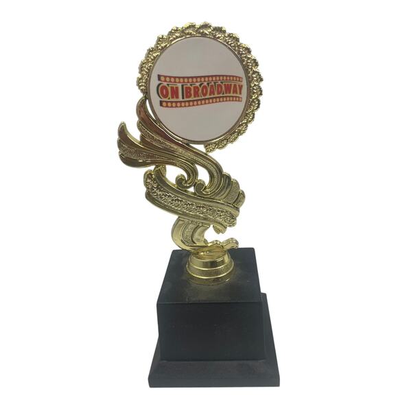 3 Around the World Broadway Plastic Kids School Show Theatre Trophy Awards - Picture 2 of 4